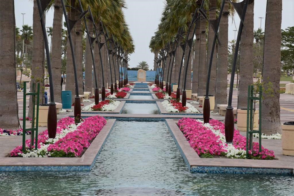 Maintenance of concrete facilities, walkways and plants in Prince Faisal bin Fahd Park in the sea front in Al-Khobar